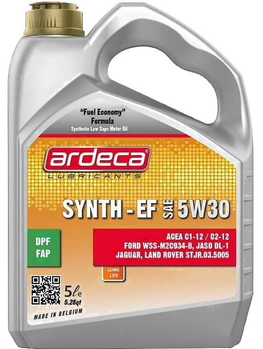 Моторное масло Ardeca SYNTH-EF 5W30, 5л